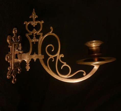 metal brackets on piano for candles|Vintage Brass Piano Candle Holder .